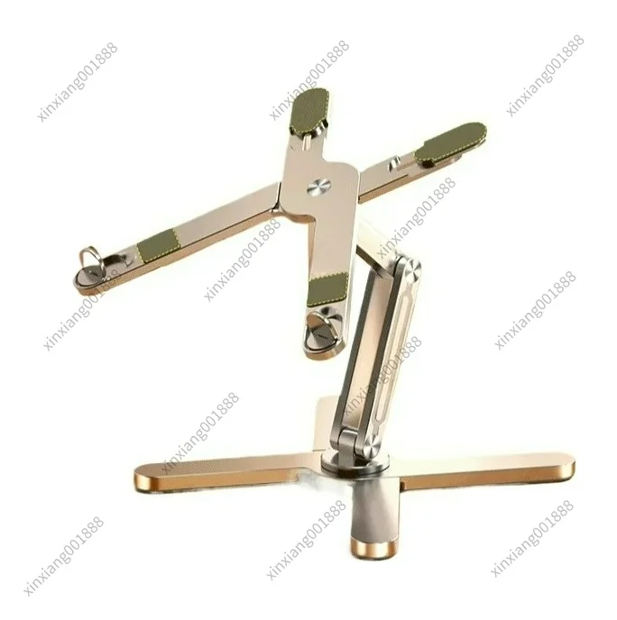 Notebook Stand N86 Double-layer 360 Degree Rotating Computer Stand Aluminum Alloy Desktop Height Increasing Folding Lifting