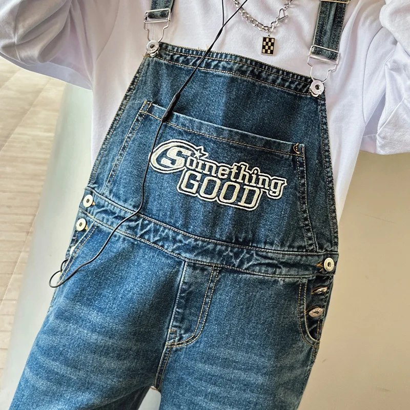 New Retro Boys Overall Jumpsuit Student School Wear Vintage Jeans Overalls Teen Kids Jumpsuit Children Pants Clothes 4-14 Years