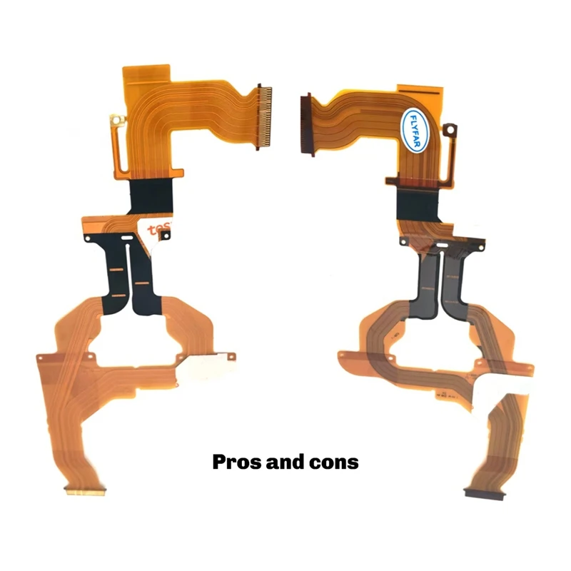 -ABPO شاشة LCD الكابلات المرنة لسوني NEX-5R NEX-5T اللوحة الرئيسية/اللوحة الأم المفصلي اتصال استبدال جزء لإصلاح الكاميرا