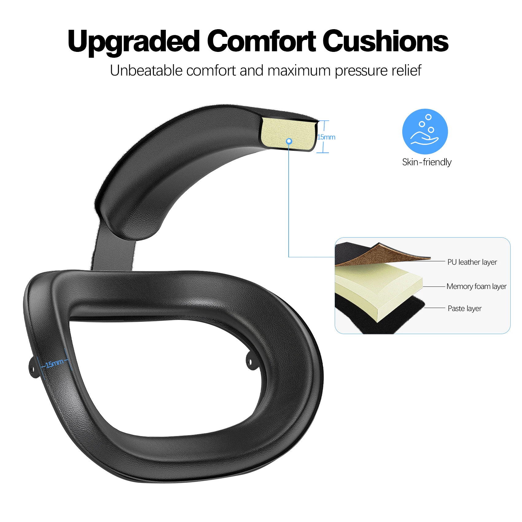 HUADAI Design Iron Man Style For Meta Quest 2/Oculus Quest 3/Quest 3S Elite Strap Adjustable Head Strap