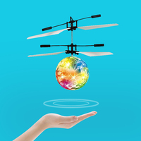 Flying Luminous Ball RC Kid's Flying Ball Anti-stress Drone Helicopter Infrared Induction Aircraft Remote Control Toys Gifts