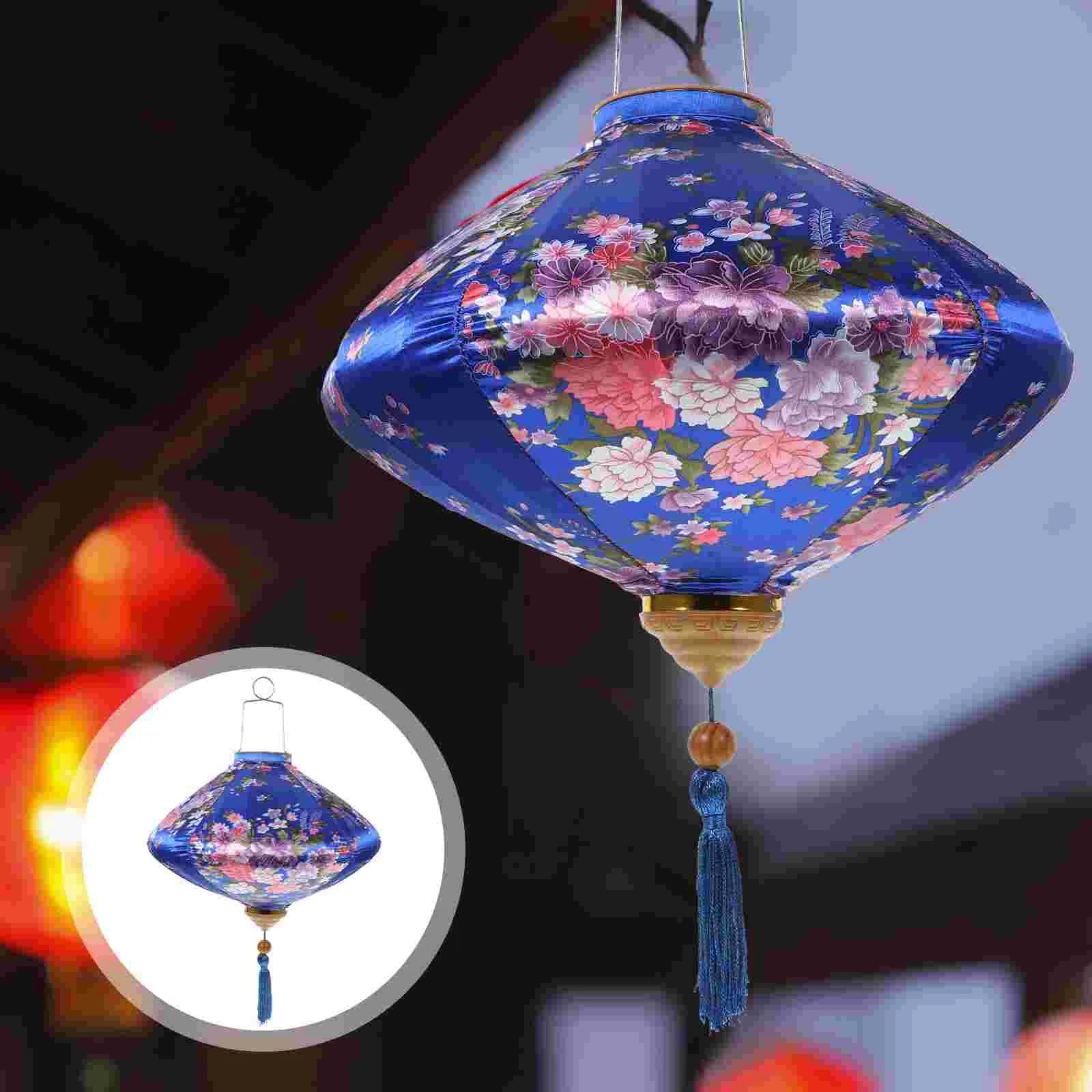 

Oval Silk Lanterns Festival Decoration Ornaments Hanging Sushi Decorative Chinese Japanese Lamp Outdoor