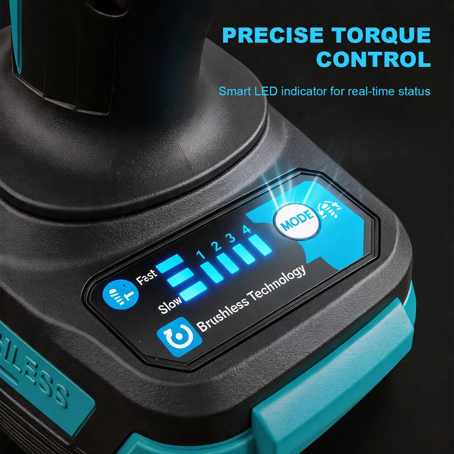 IONTOOL 1/2 Inch 700N Cordless Impact Wrench 2800RPM High Power Tool for Truck Tire Change Workshop Maintenance Tool Only