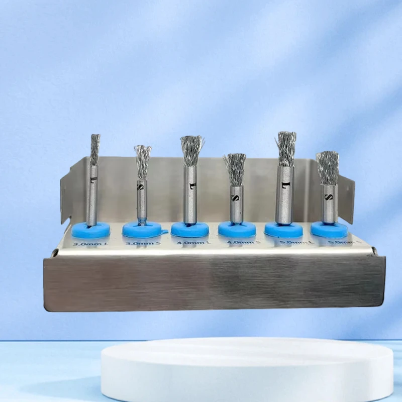 

Dental Fixture Cleaning Brush Implant Surface Dentist Cleaning Brush Peri Implantitis Threads Tool Cleaning Brush Fixture