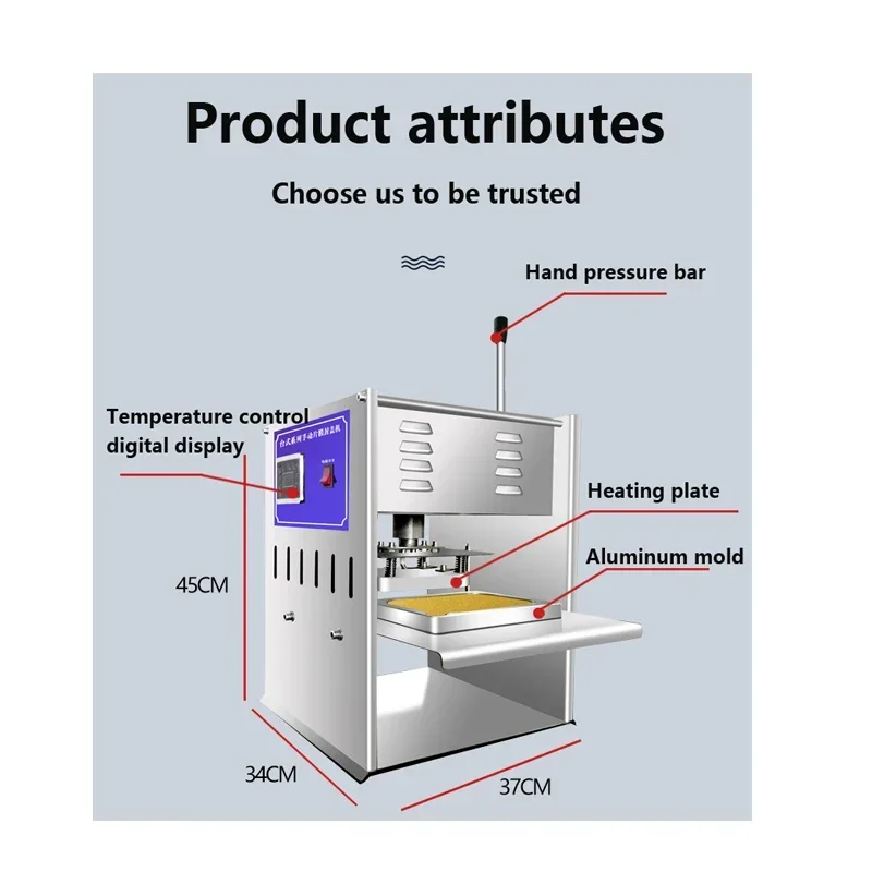 جديد الألومنيوم احباط علب الاغذية آلة الختم صندوق الألومنيوم الوجبات الجاهزة المتاح التعبئة والتغليف آلة الختم هدية آلة ختم الصناديق