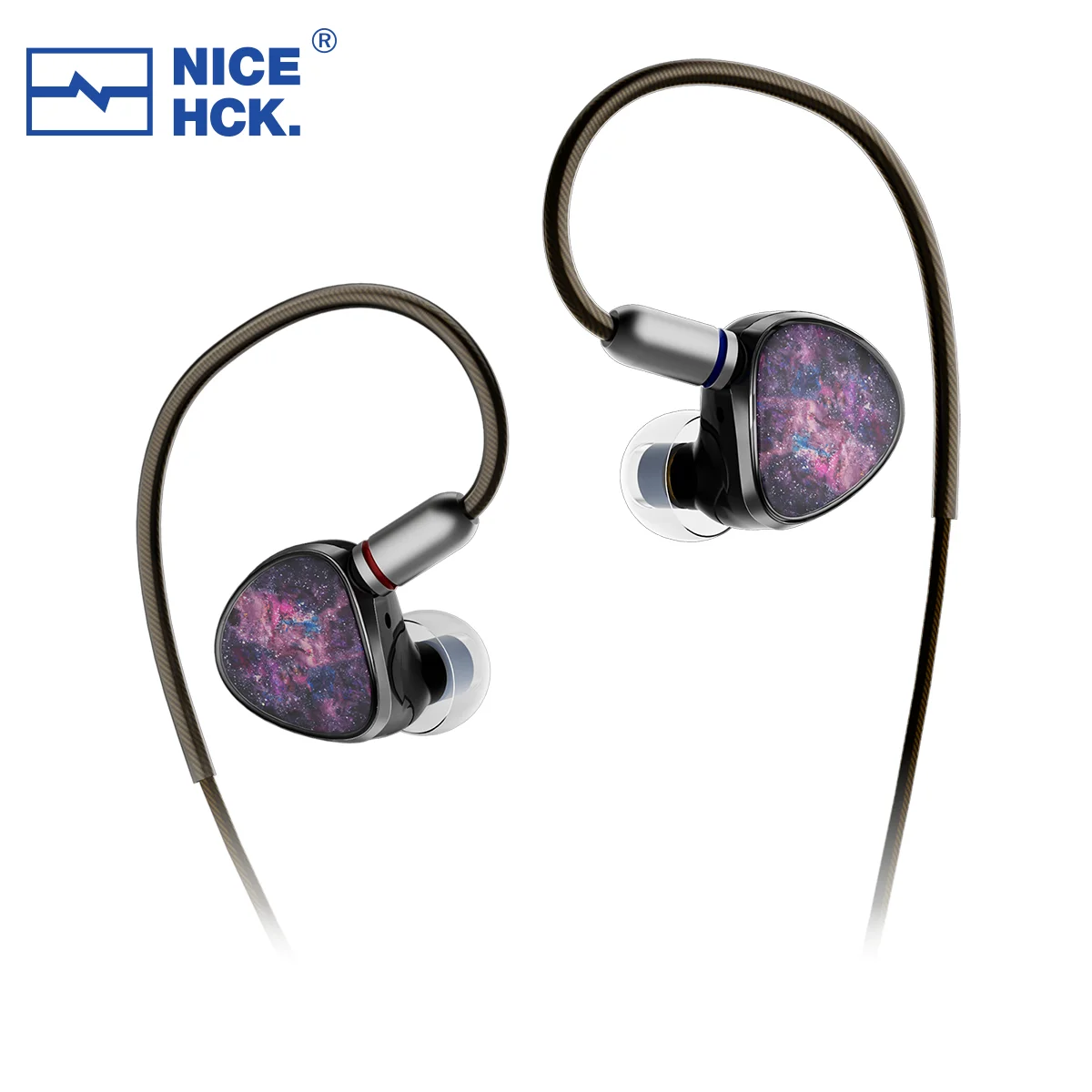 NiceHCK NX8 Wired IEM 1DD+6BA+1PZT Hybrid Drivers Swappable 2Pin High-Precision 3D Printed Resin Cavity Earbud NX7MK4 MK4 Pro