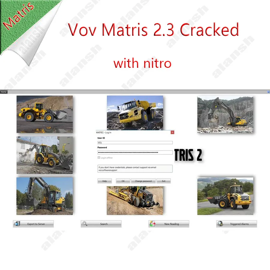 لبرنامج التشخيص VOVO MATRIS V2.3 مع نيترو متصدع كهدية #1