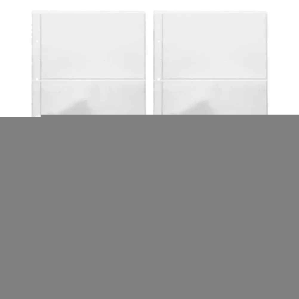 

30 Pcs Banknote Collection Book Clear Money Sleeves Loose Leaf PVC Currency Holder Binder Pages Photo Album Inserts