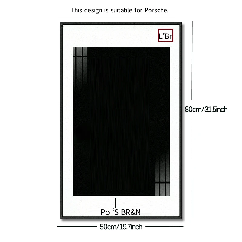 إطار صور جديد صندوق عرض مثبت على الحائط مناسب لـ LEGO 42096 Porsche 911 بنة نموذج سيارة عرض لوحة الحائط #4