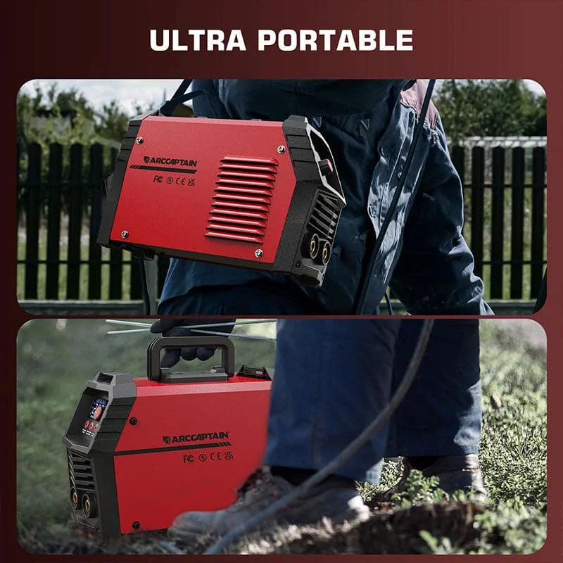ARCCAPTAIN ARC200 Stick Welder Large LED Display 200A Muti-process Welding Machine 110V/220V Portable MMA Welder Machine