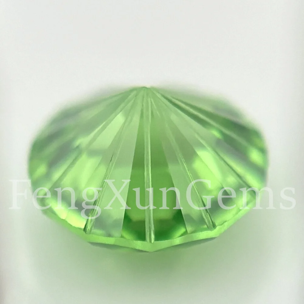 6~10mm Fireworks Cut Cubic Zirconia Loose CZ Gemstone 9A  Quality Multicolor Green Pink for Jewelry making