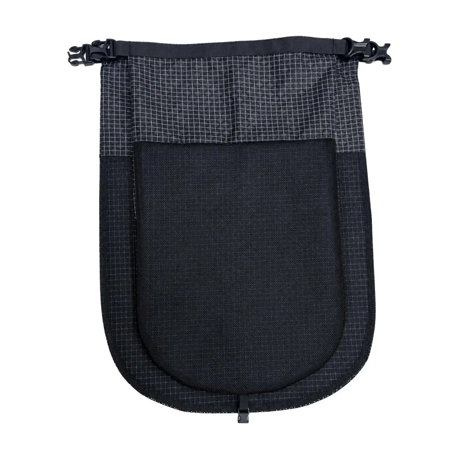 Ventilated Mesh Shoe Pouch for Backpack Mounted Shoe Bag with Buckle for Hiking Camping Travel Outdoor Activities