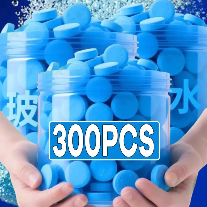 300/10pc Solid Cleaner Car Windscreen Cleaner Effervescent Tablet Auto Wiper Glass Solid Cleaning Concentrated Tablets Detergent