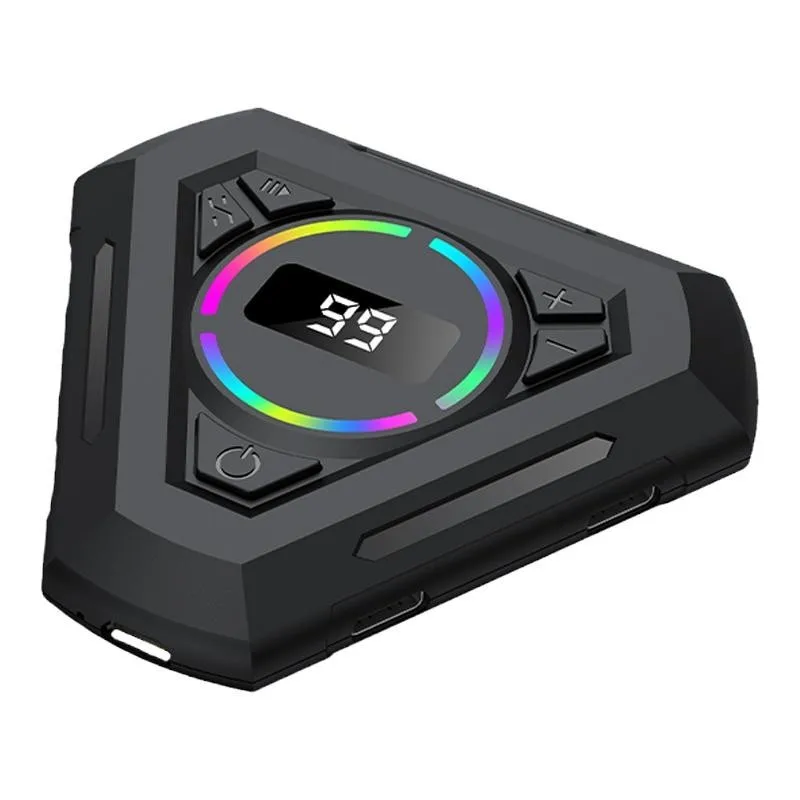 

Mobile Phone Screen Auto Clicker with Digital Display & RGB Light Finger Clicking Simulator for Gamings Shopping Live Broadcasts