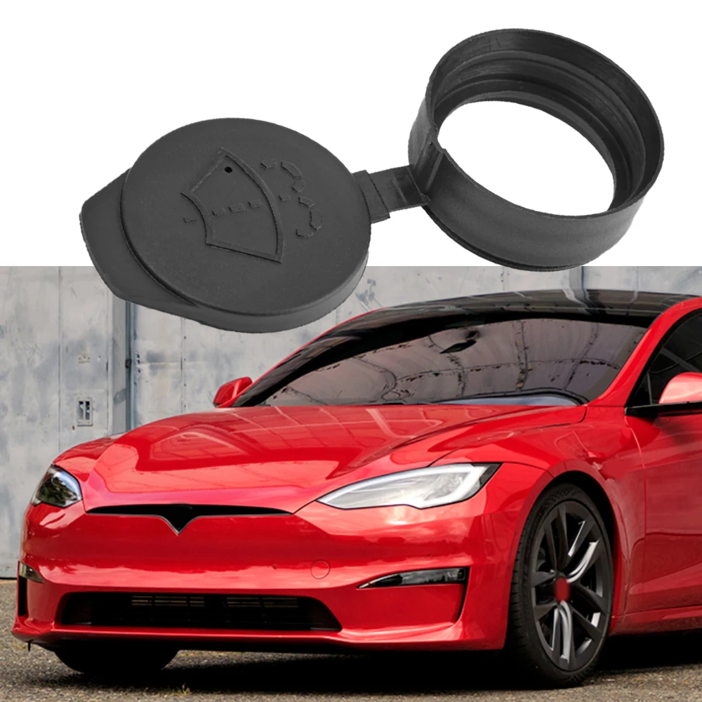 For Tesla Model S/X/Y/3 2012-2023 Car Windshield Wiper Washer Fluid Reservoir Cap Water Tank Bottle Lid 113102800A