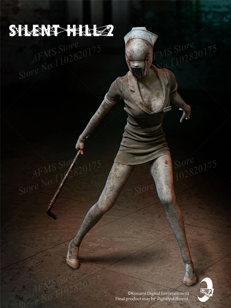 ICONIQ STUDIOS IQGS-02 1/6 Scale Collectible Figure Bubble Head Nurse Silent Hill Horror Doll 12