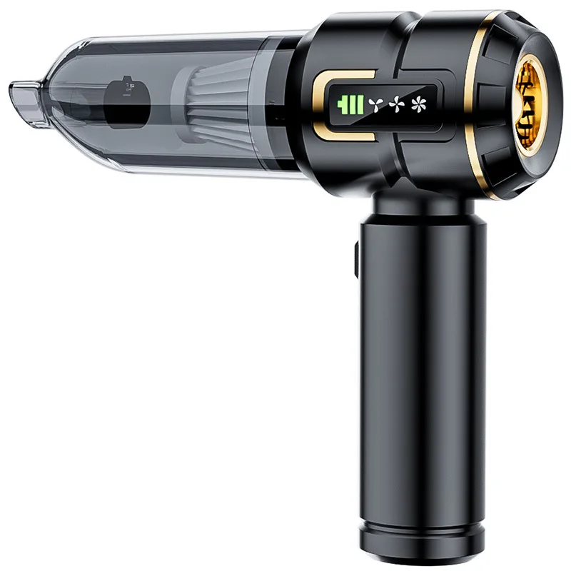 

Car Vacuum Cleaner Brushless Motor LCD Display Power Handheld Suction and Blowing