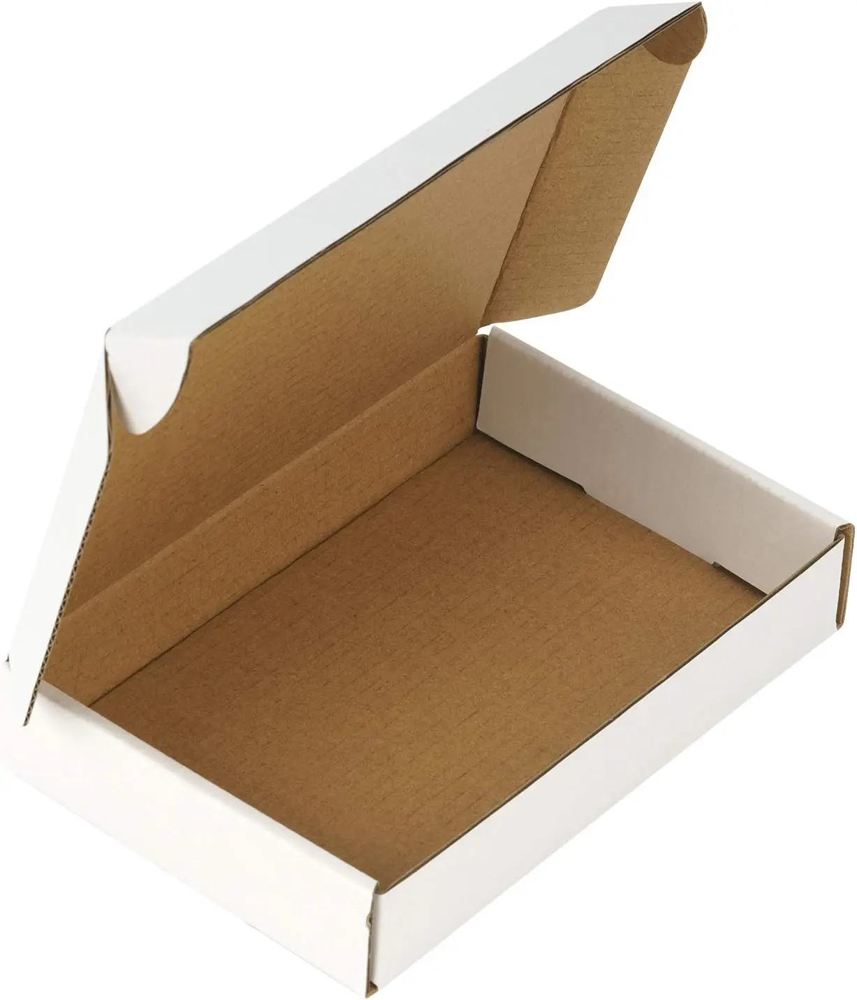 

Recyclable Corrugated Box Small Mailers 6x4x1, 50 Pack White Cardboard Box for Shipping Small Mobile Phone Case