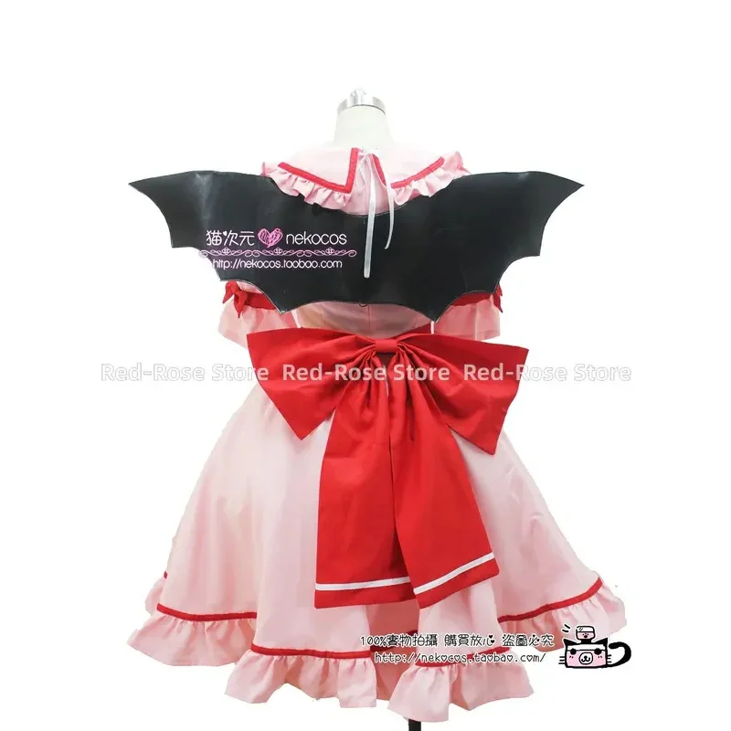 qq28LQRemilia Scarlet Delux Косплей Костюм со шляпой и крылом 11DF