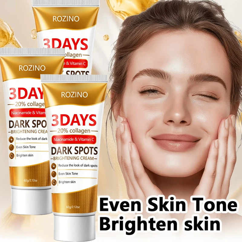 Rozino Niacinamide Brightening Cream, with a Soft and Smooth Texture, Is Comfortable to Apply on the Face and Easy to Spread. Continuously Replenishes Moisture for the Skin, Soothes Dry Skin, Helps Maintain Skin's Clear Texture, Gentle Formula, Meets the Basic Needs for Daily Facial Care.