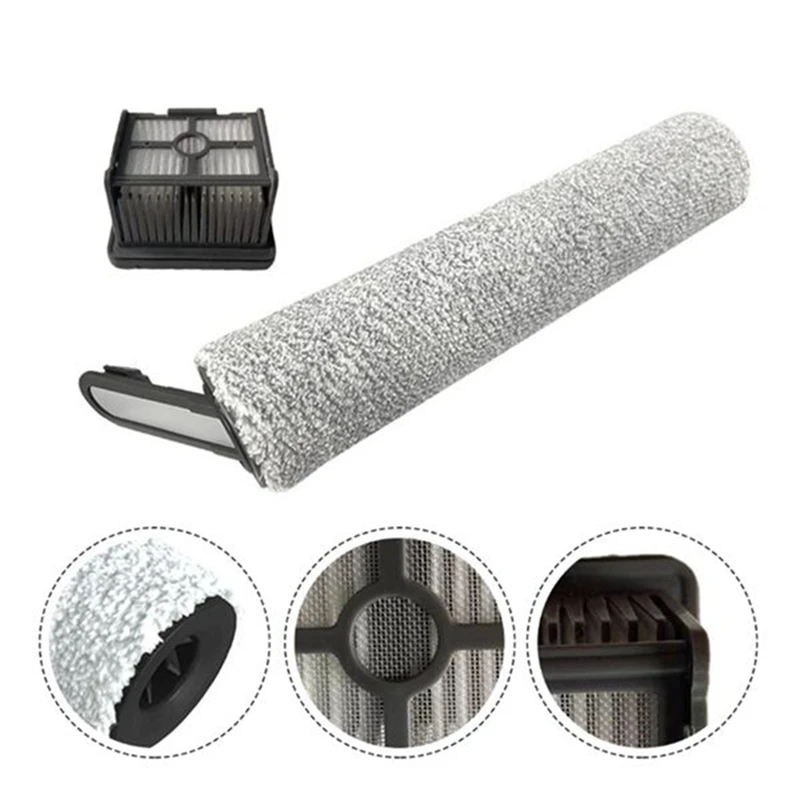 เหมาะสำหรับ M12 Dreame/M12มืออาชีพลูกกลิ้งกรองแปรงหุ่นยนต์ชุดอะไหล่เครื่องดูดฝุ่น