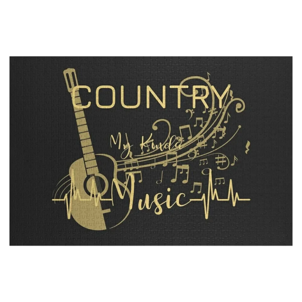 

Country. My Kinda Music Jigsaw Puzzle Personalised Jigsaw Wooden Compositions For Children Wood Name Puzzle