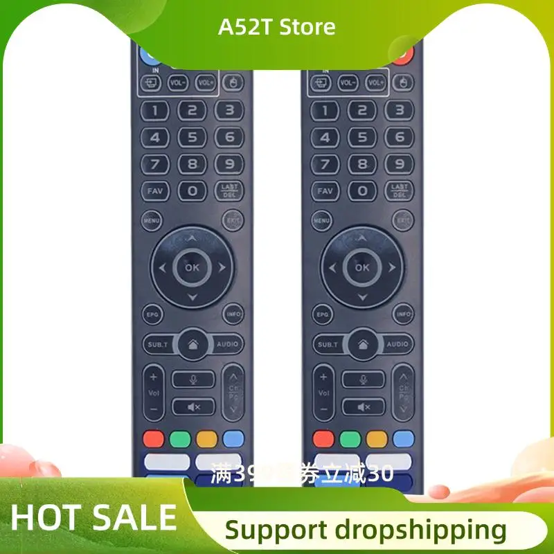 A52T 2X For VSEEBOX V3 PRO Bluetooth Voice Remote Control High Performance & User-Friendly Interface Remote Control