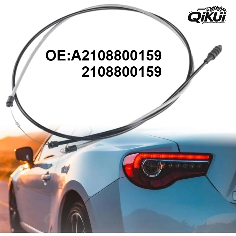 QIKUI Riloer Hood Release Cable Replace A2108800159 2108800159 Compatible with for Mercedes-Benz E300 E320 E430 E55 AMG