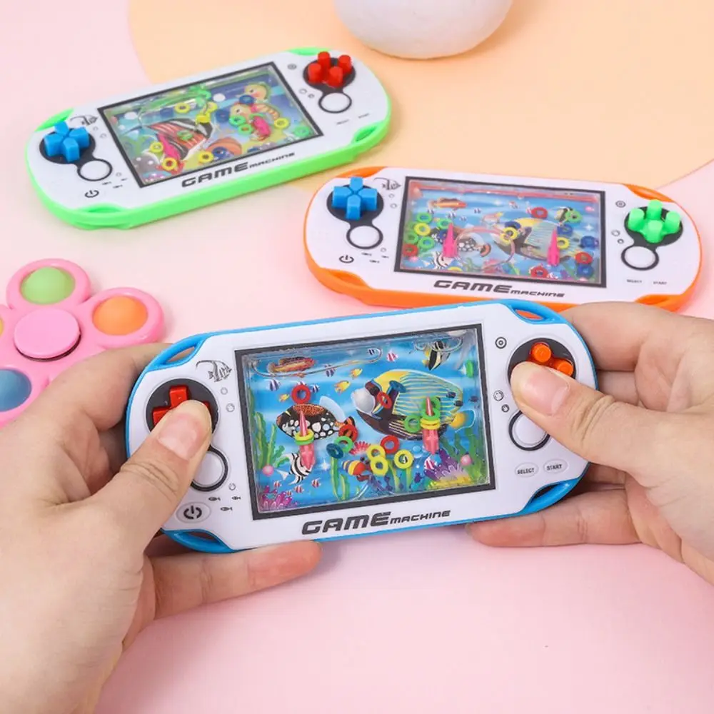 

Ocean Theme Water Ring Game Machine Hand-eye Coordination Protecting Eyesight Throwing Circle Water Machine Squeeze Cartoon
