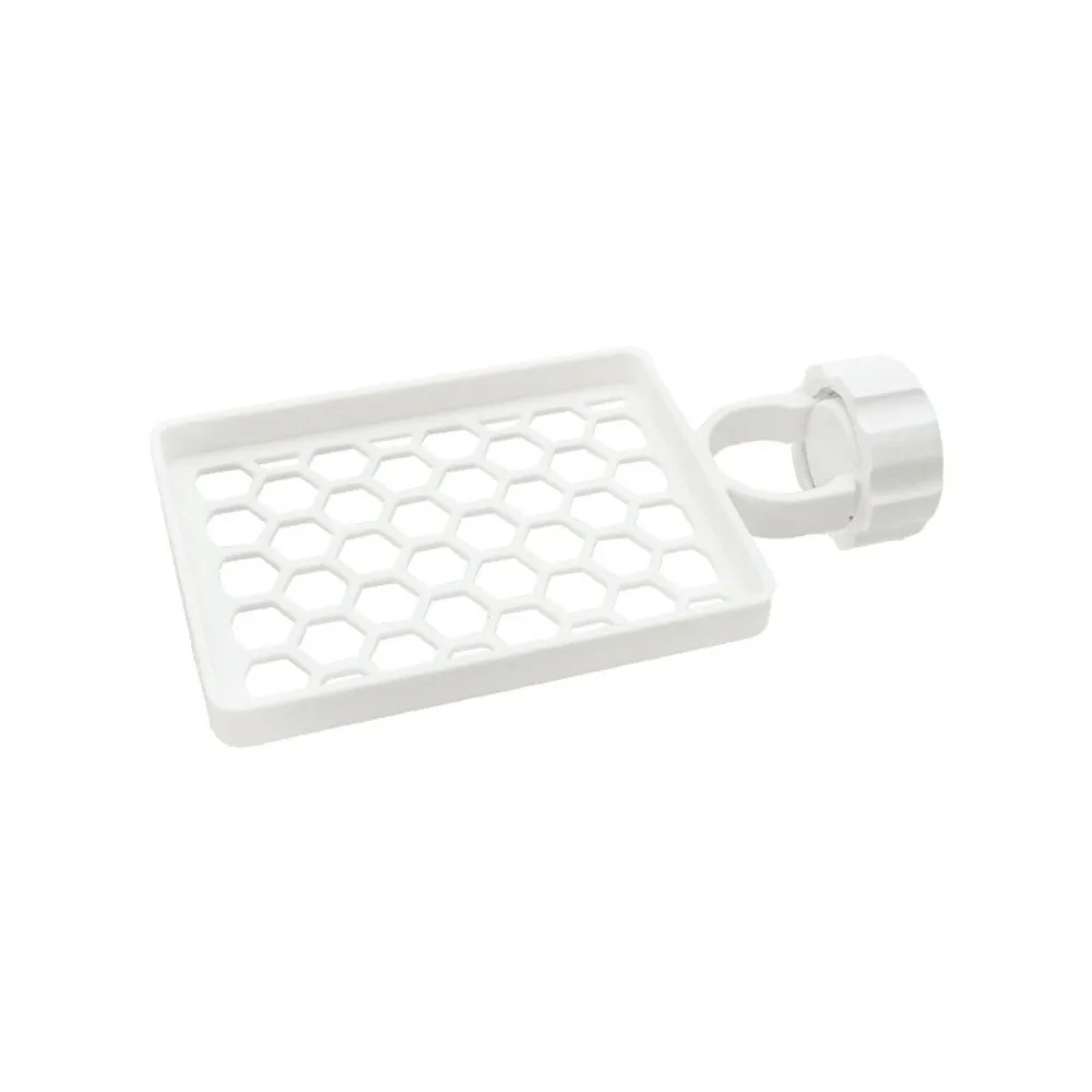 

Portable Plastic Faucet Storage Holder Drainage Convenient Sink Drain Rack Removable Soap Towel Drainer Kitchen Gadgets