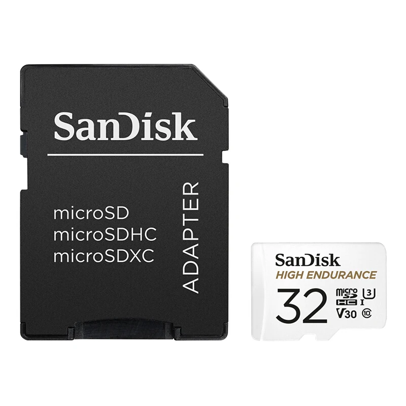 SanDisk 100% High Endurance Video Monitoring 32GB 64GB 128GB 256GB Karta MicroSD SDHC/SDXC Class10 TF do monitoringu wideo — zdjęcie produktu 4