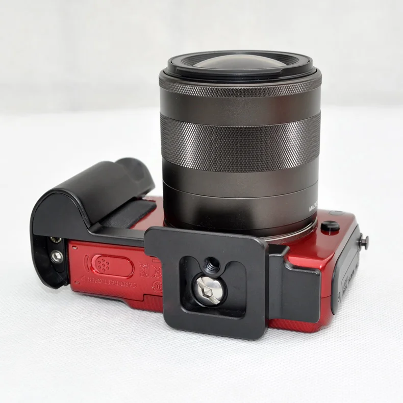 Per Canon Eos M3 M2 M Fotocamera in alluminio Staffa a L Impugnatura Piastra a sgancio rapido