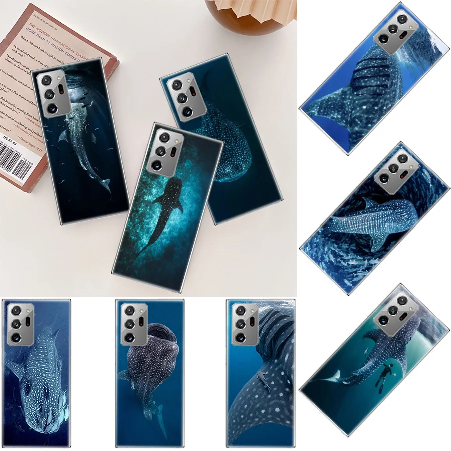 Ocean Whale Shark Swimming Phone Case For Galaxy A14 A54 Samsung A71 A51 A41 A31 A21S A52S A72 A52 A32 A22 A12 A02S A42 A11 M11