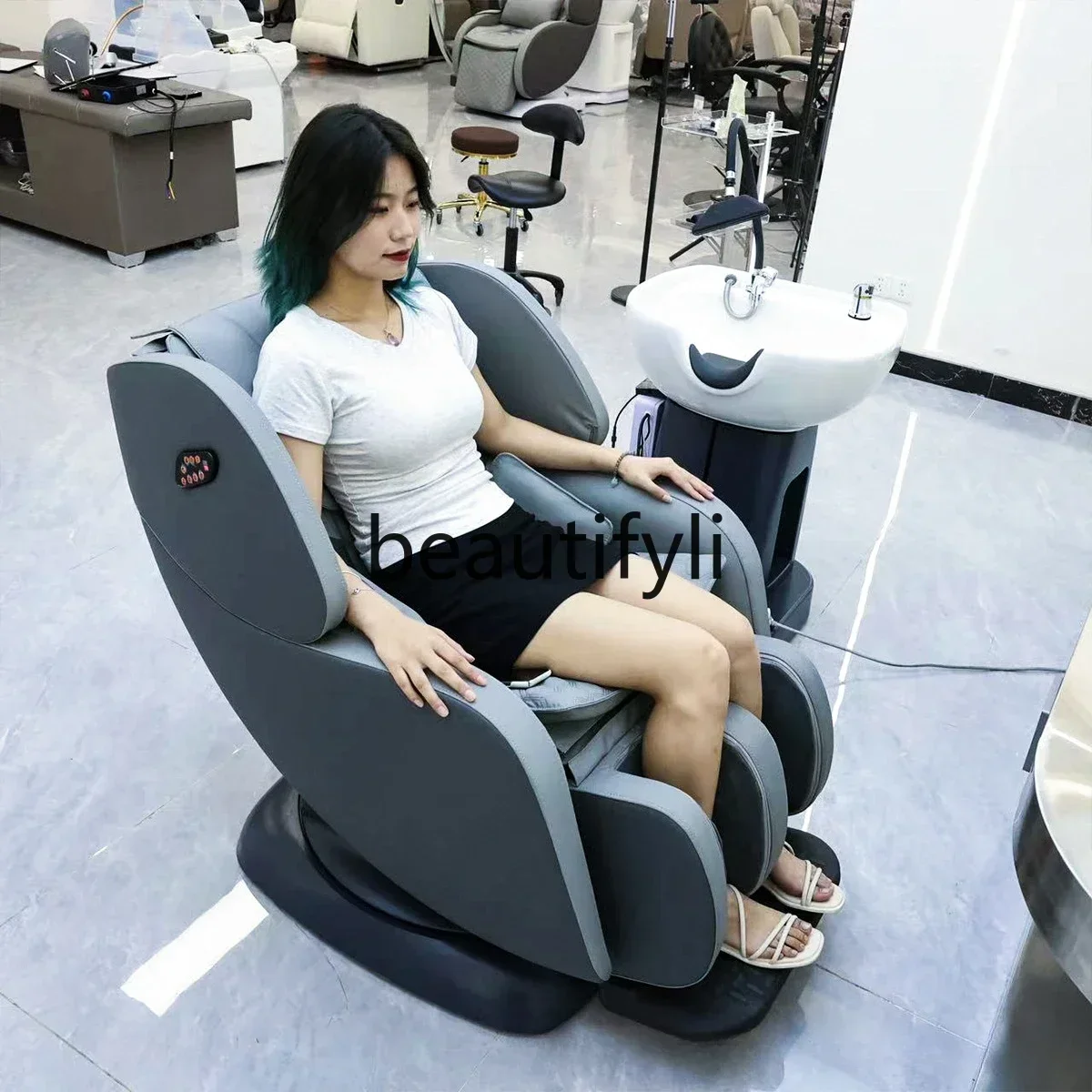 

Automatic shampoo bed head massage intelligent massage shampoo chair