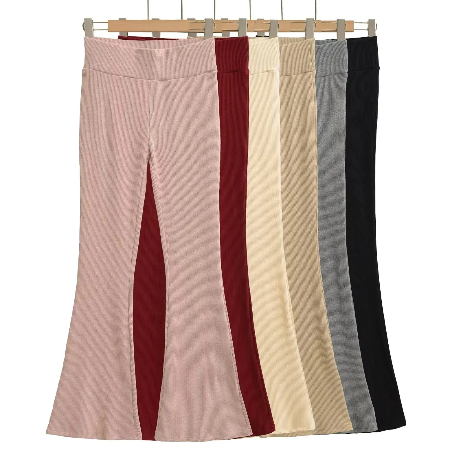 กางเกงลำลองทรงสปอร์ตเอวสูง ผ้ายืด กระชับสัดส่วน ช่วยให้ดูสูงขึ้น สไตล์บล็อกเกอร์สตรีทแฟชั่น รุ่น Pure Desire Style Set รุ่น J6CR