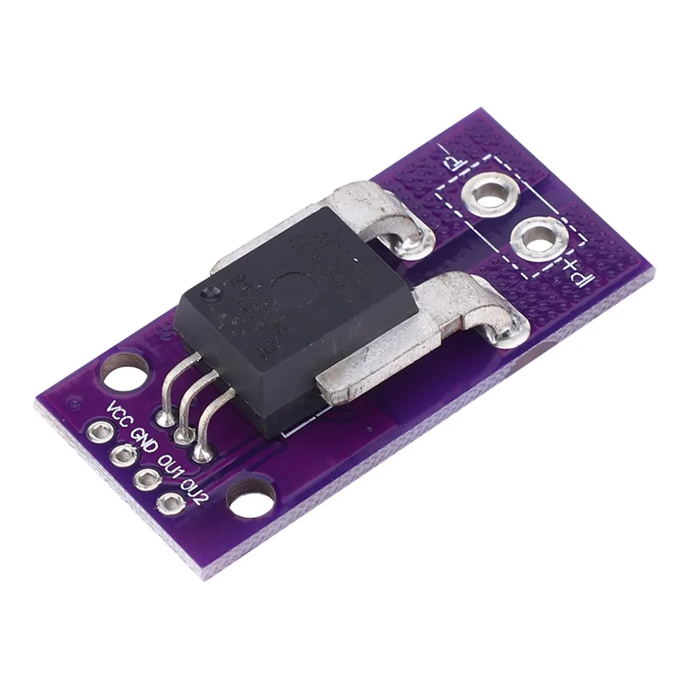 

ACS758LCB-050B-PFF-T Hall Current Module 3.3-5V 120 kHz Bandwidth Linear Current Sensor Low Power Loss 50A DC Current Sensor