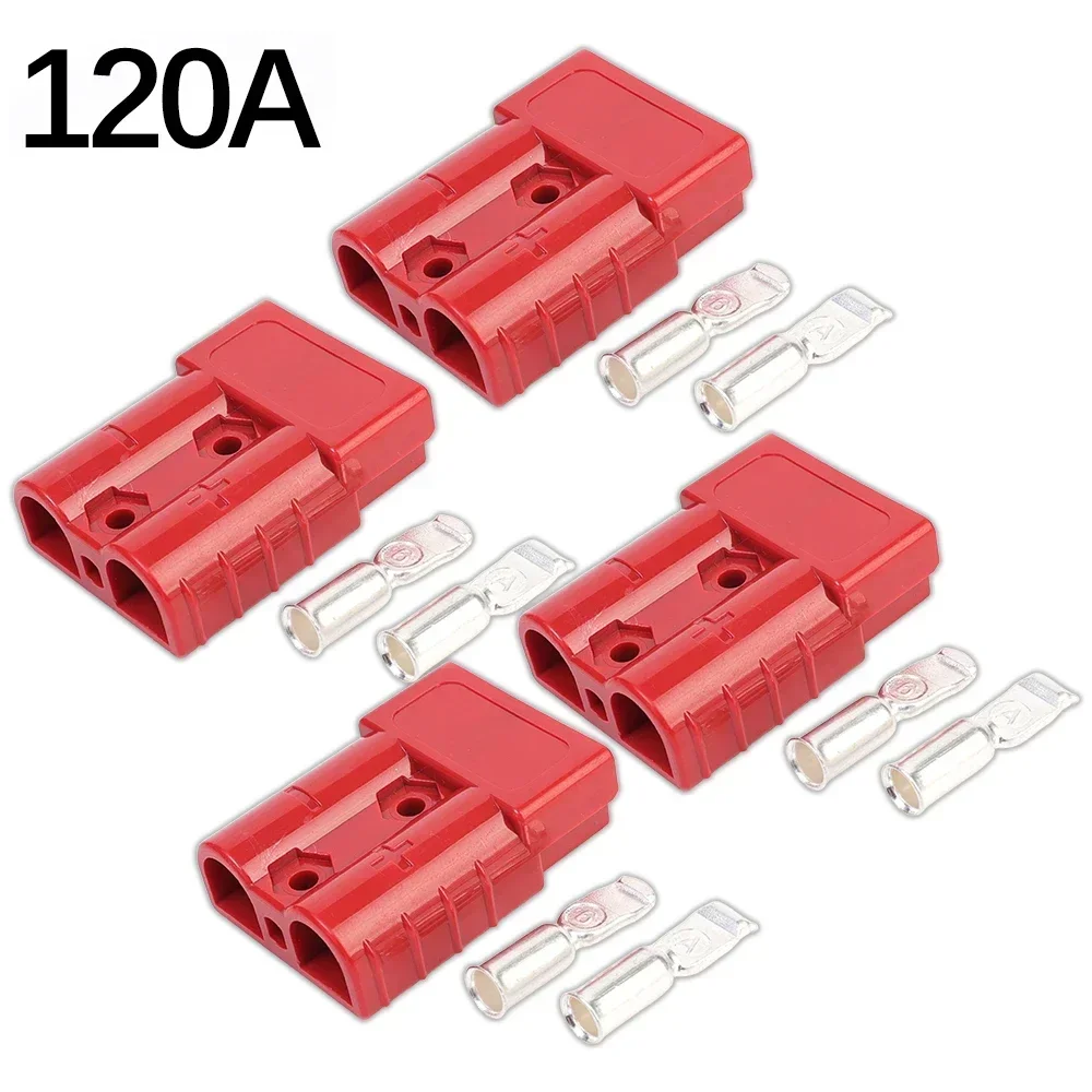 2/4/8 Stück Auto-Kabelverbinder, 50/120 AMP 600V Ladeanschluss für Kabelklemmen, Batterie-Stromanschluss