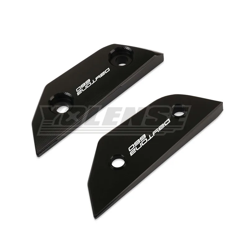 اكسسوارات الدراجات النارية مرايا الرؤية الخلفية مقعد غطاء الزخرفية مرآة قاعدة بين قوسين صالح ل DAYTONA 660 Daytona 660 2024