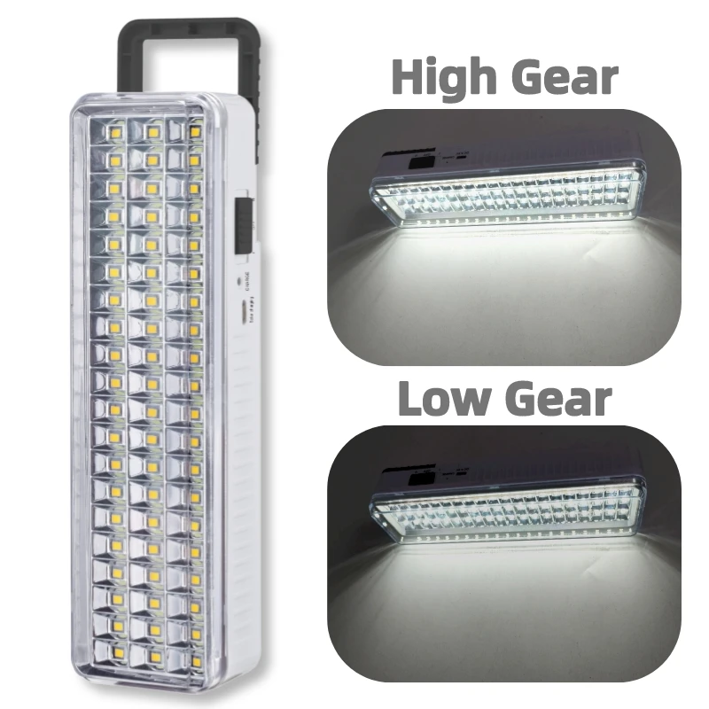 LED Emergency Light Portable Wall-Mounted Rechargeable Automatic Lantern Work Light Battery Light Bulb For Home Power Outage