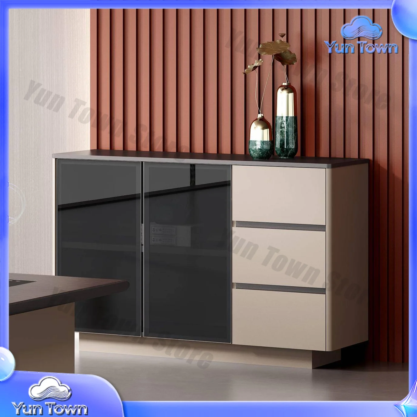 Large Capacity Modern Design File Cabinet With Drawers For Office Bedroom School Living Room-Durable Storage Solution