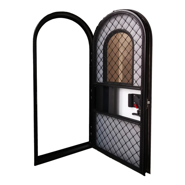 Tongfa Round Shape New Design High Quality Aluminum Alloy Motorhome Rv Caravan Door For Camper