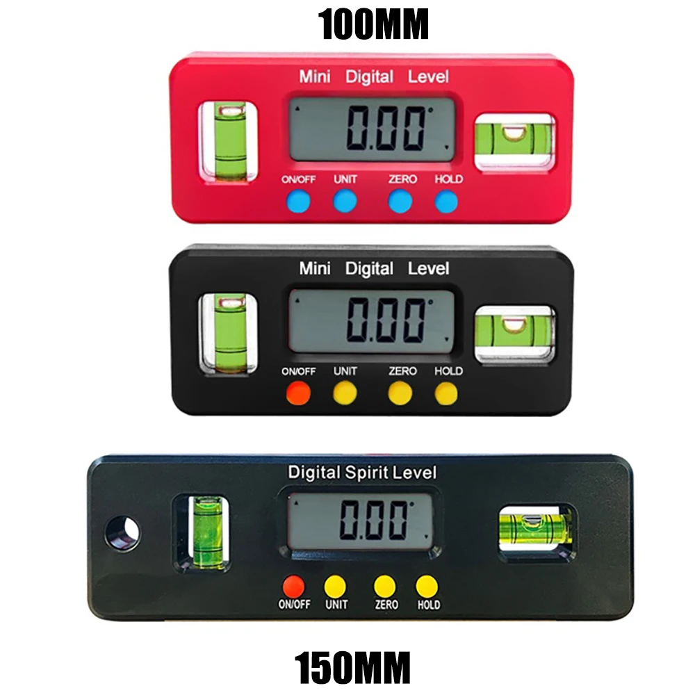 Kątomierz inklinometr cyfrowy 100/150mm celownik kątowy inklinometr elektroniczny z narzędziami do pomiaru kątomierza magnetycznego