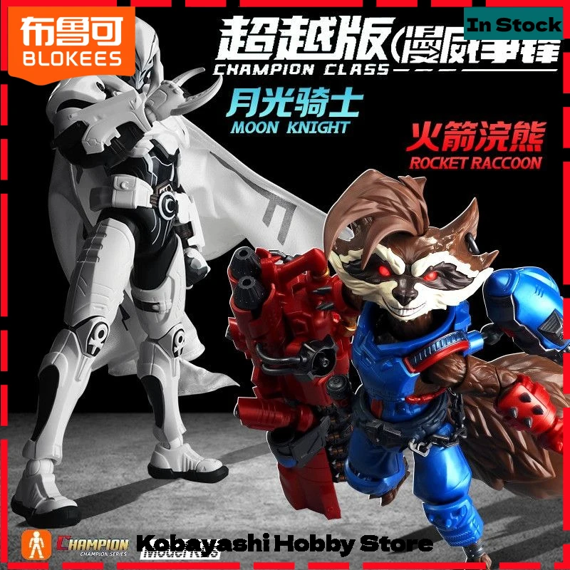 in-stock-authentic-blokees-marvel-beyond-edition-rocket-raccoon-moon-knight-building-blocks-action-figure