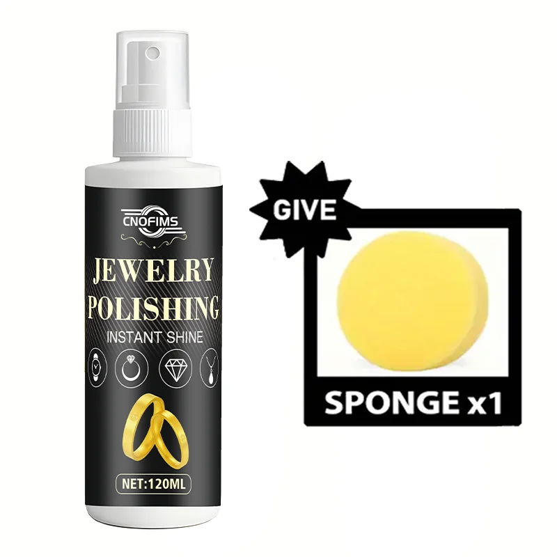

Jewellery Polishing Spray with Jewellery Tools: For Gold/Silver, Restores Shine, Jewellery Care, Elegant Bottle