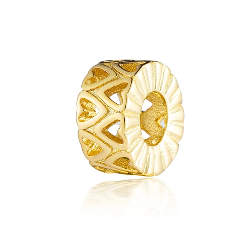 سلسلة ذهبية جديدة رائجة البيع: قلب مزخرف مع سهم، خاتم مرصع بالألماس وسحر وردي محكم، مجوهرات ذاتية الصنع للقلادة والأساور