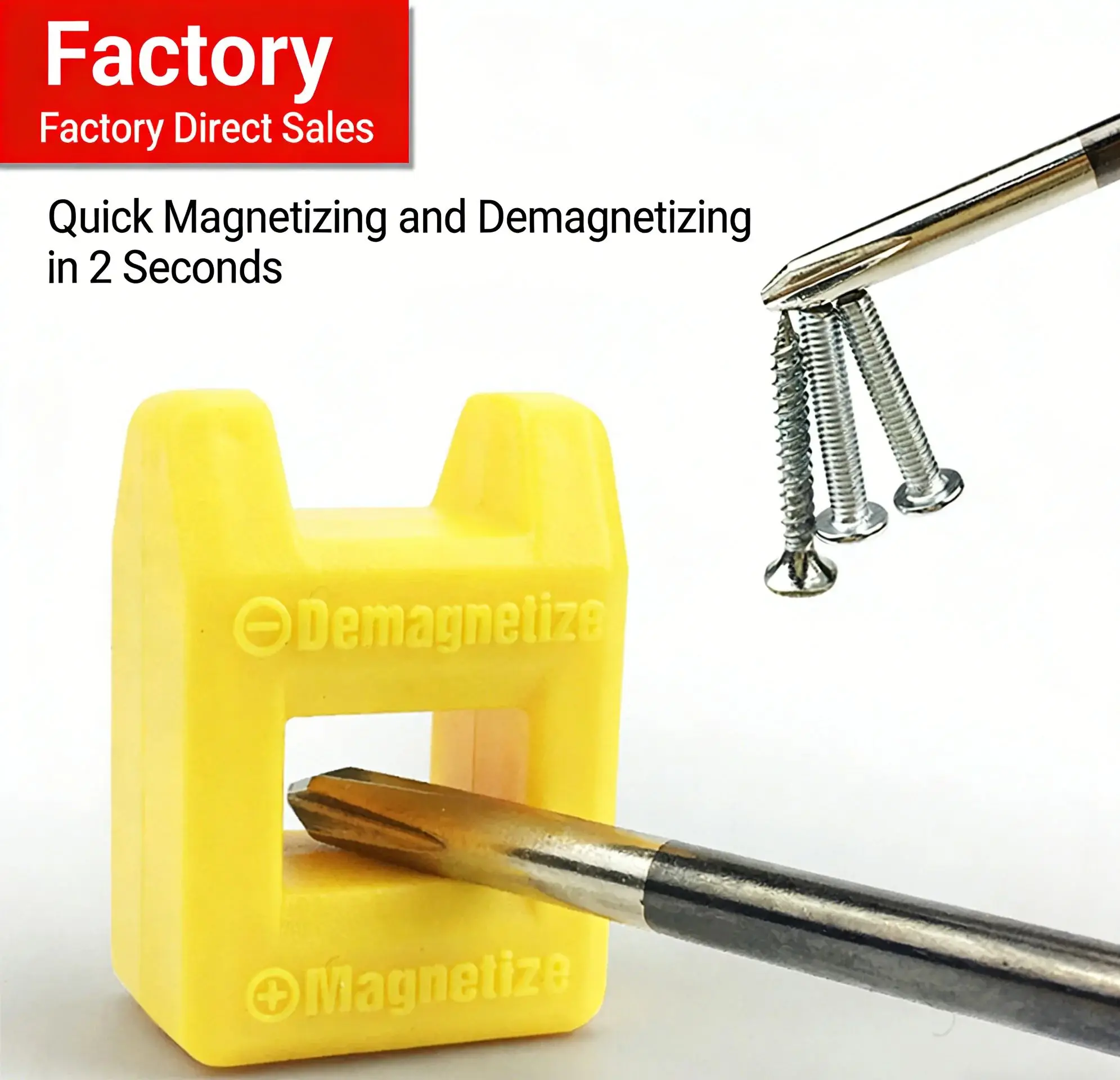 RC Model Screwdriver Magnetizer/DemagnetizerFor RC Aircraft, RC Cars, Hex Screwdrivers, Magnetizing, Reducing Magnetism, Demagne