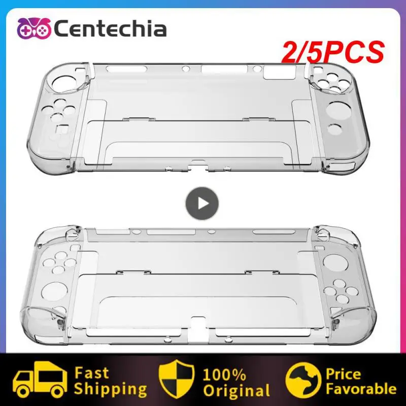 2/5PCS Hard Plastic Protective Shell Cover Case For Switch OLED For Zelda for Scarlet Violet Fan