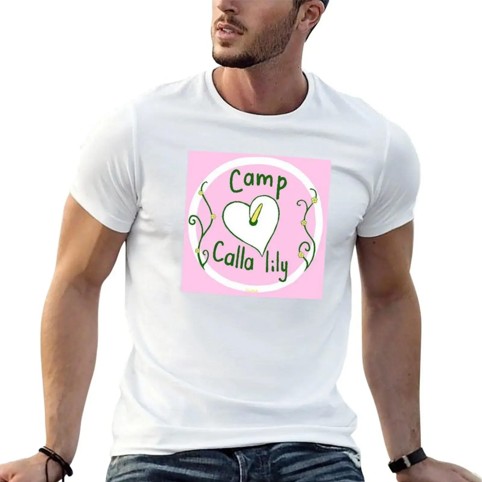 Camp Calla Lily Logo T-Shirt plain tshirts personalised vintage mens graphic t-shirts funny