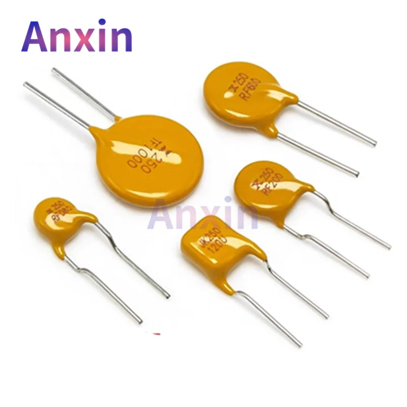 

10PCS 30mA - 2A 250V Resettable Fuse PPTC TRF250 60mA 80mA 90mA 120mA 180mA 200mA 400mA 500mA 1A 1000mA 0.08A 0.