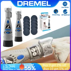 Pet Nail Clippers DREMEL Brand Dog Cat Electric Nail Grinder 18000rpm Adjustable Speed Nail Trimmer Mute Safe Motor Paw Trimmer